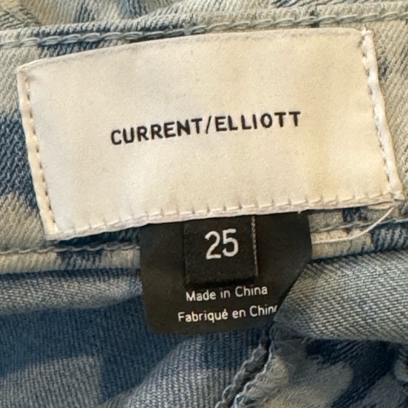 Current Elliott Womens High Waist Stiletto Leopard Ankle Skinny Jeans - Picture 8 of 15